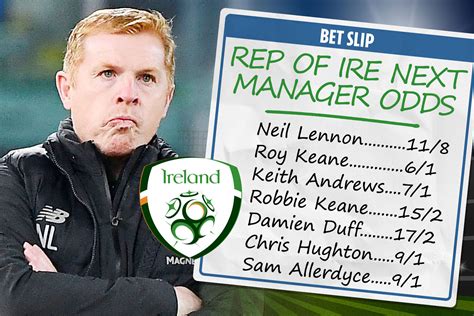 republic of ireland next manager odds